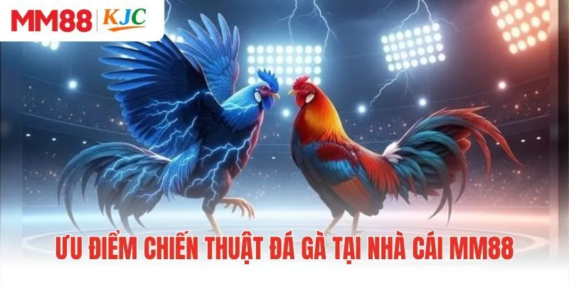 Ưu điểm chiến thuật đá gà tại nhà cái MM88